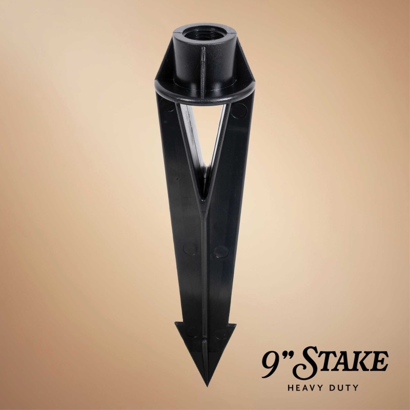 9" Spotlight Stake, Pvc
