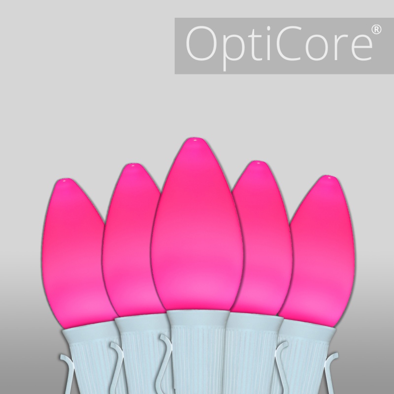 C7 Pink Smooth Opticore® Commercial Led Lights