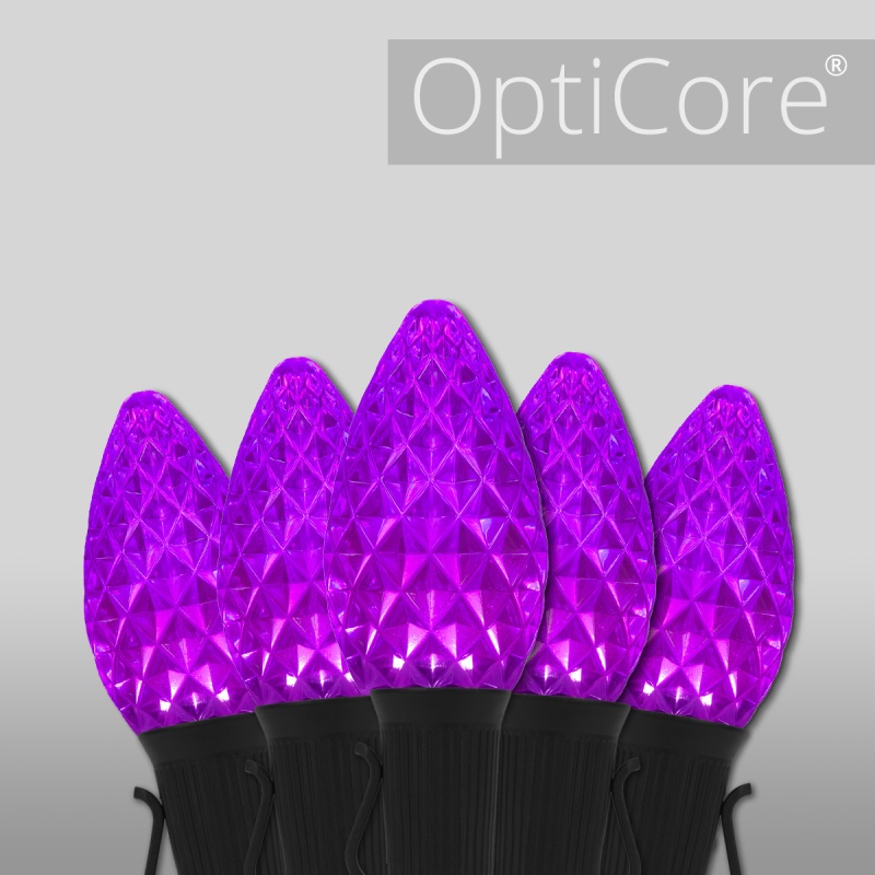 C7 Purple OptiCore® Commercial LED Halloween Lights