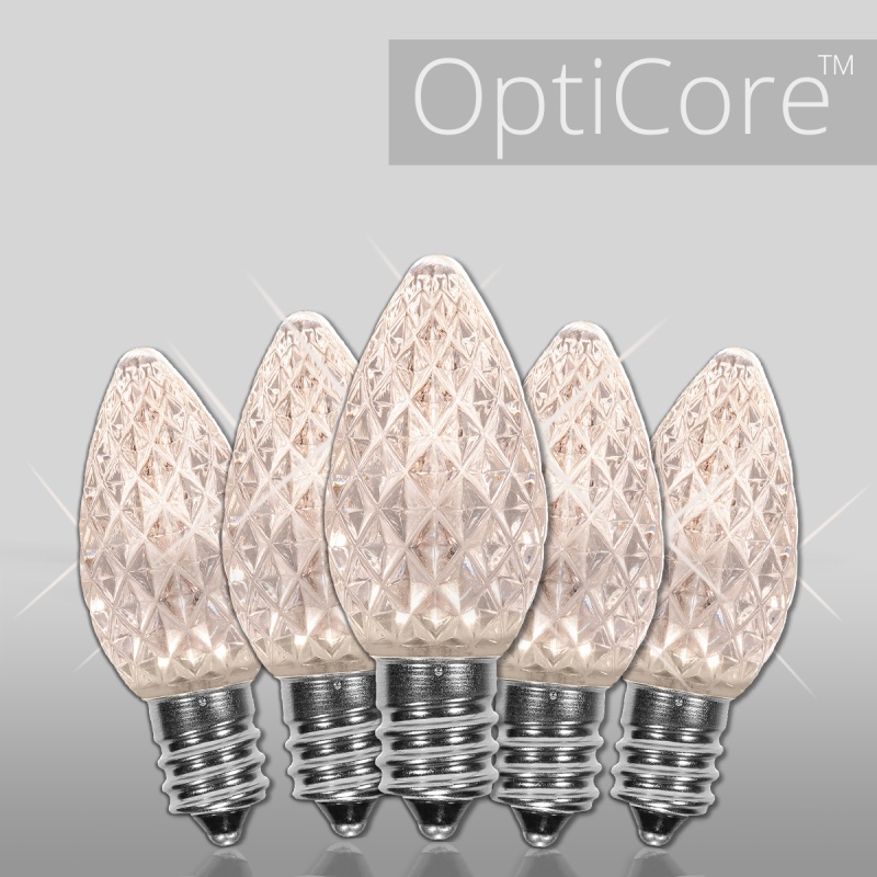 C7 Twinkle Warm White Opticore® Led Bulbs