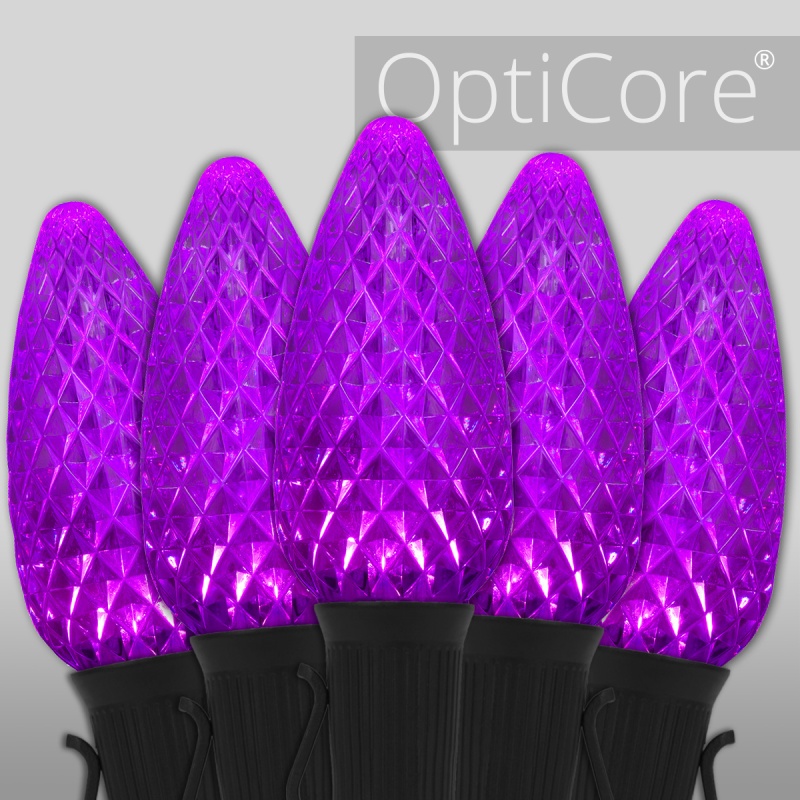 C9 Purple Opticore® Commercial Led Halloween Lights