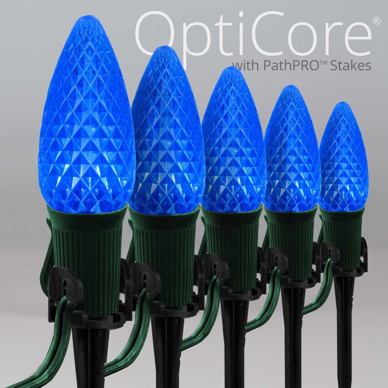 C9 Blue Opticore® Christmas Pathway Lights