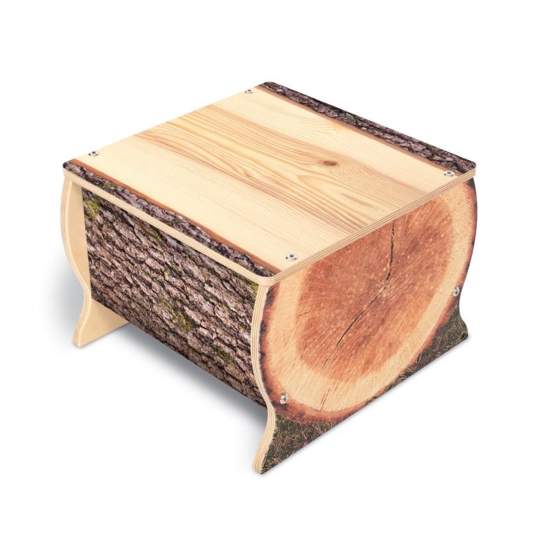 Nature View Live Edge Small Log Bench 10h