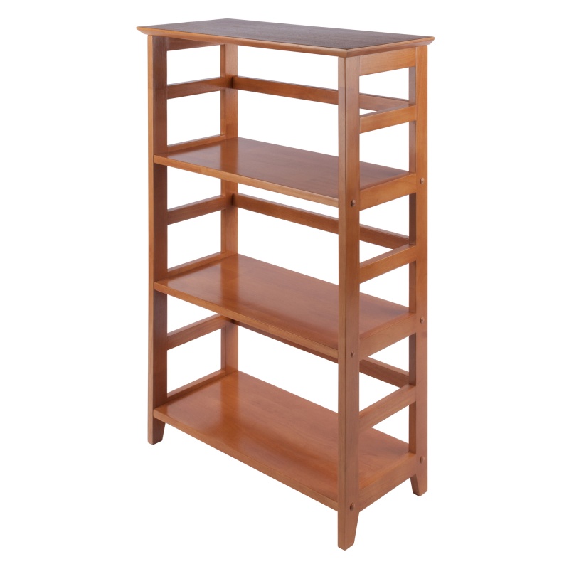Studio Home Office 3-Section Bookshelf, Honey