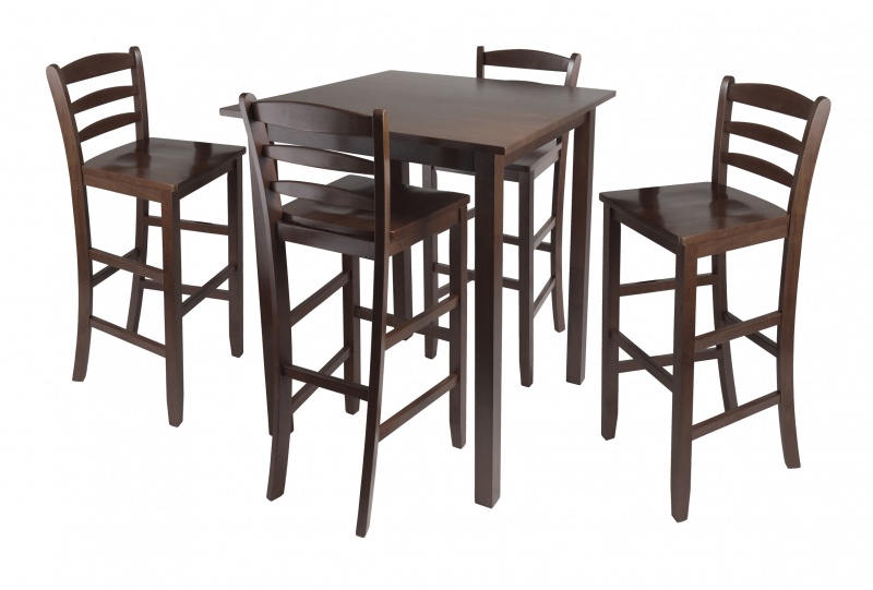 Parkland High Table with 4 Ladder-Back Stools
