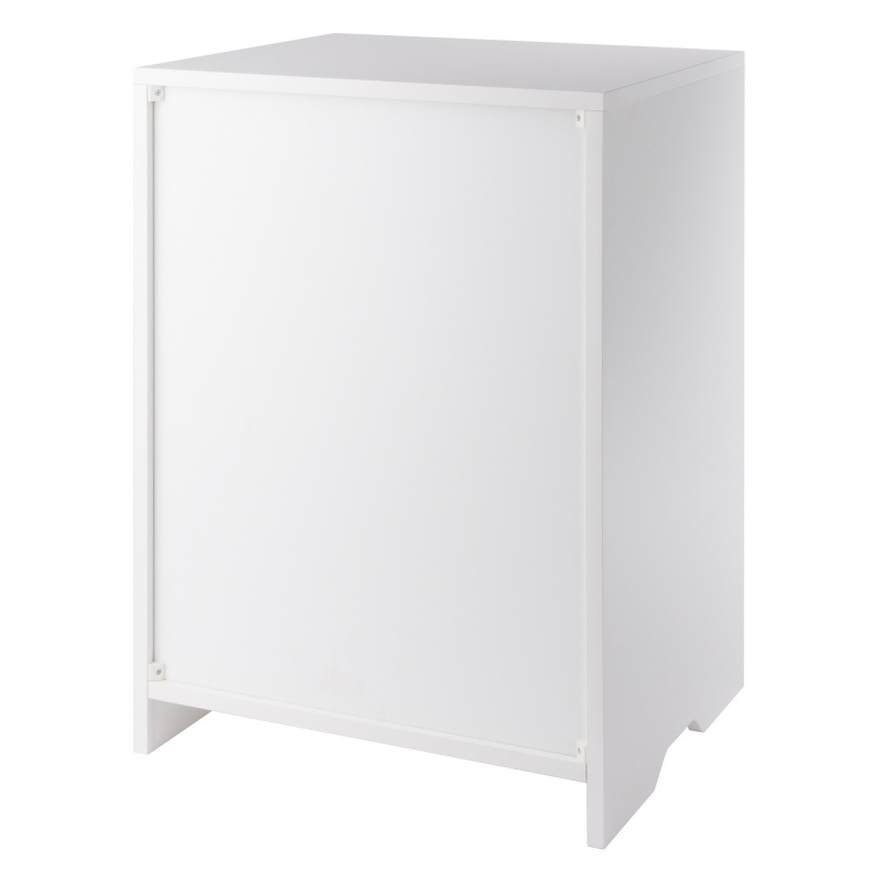 Nova 1-Drawer Storage Cabinet, White