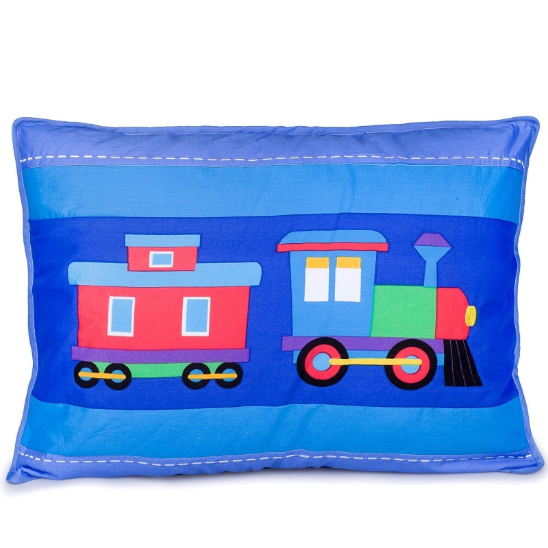 Trains, Planes & Trucks Cotton Pillow Sham