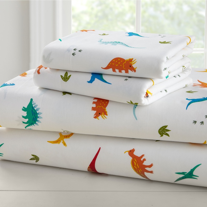 Jurassic Dinosaurs 100% Cotton Sheet Set - Twin