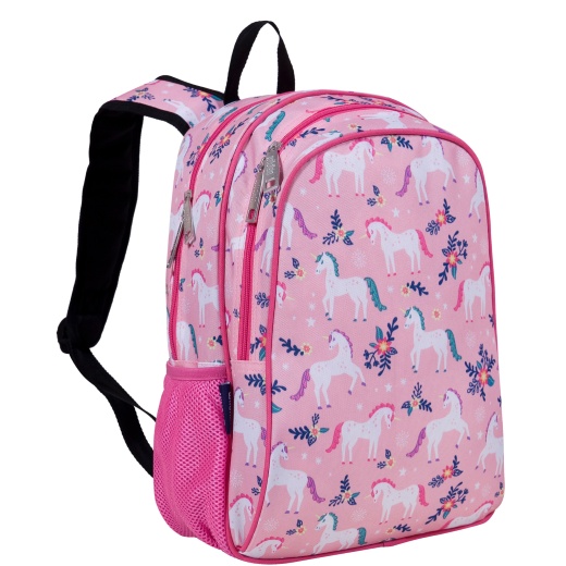 Magical Unicorns 15 Inch Backpack - Wildkin Pink School Backpack for Girls