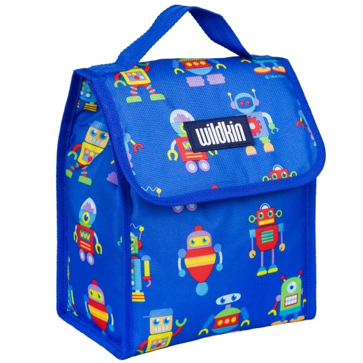 Robots Lunch Bag by Wildkin -Reusable & Insulated for Boys