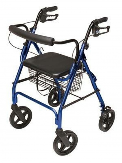 Lumex Rj4805b Walkabout Contour Deluxe Four-Wheel Rollator