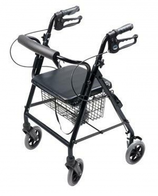 Lumex Rj4302k Walkabout Hemi Four-Wheel Rollator