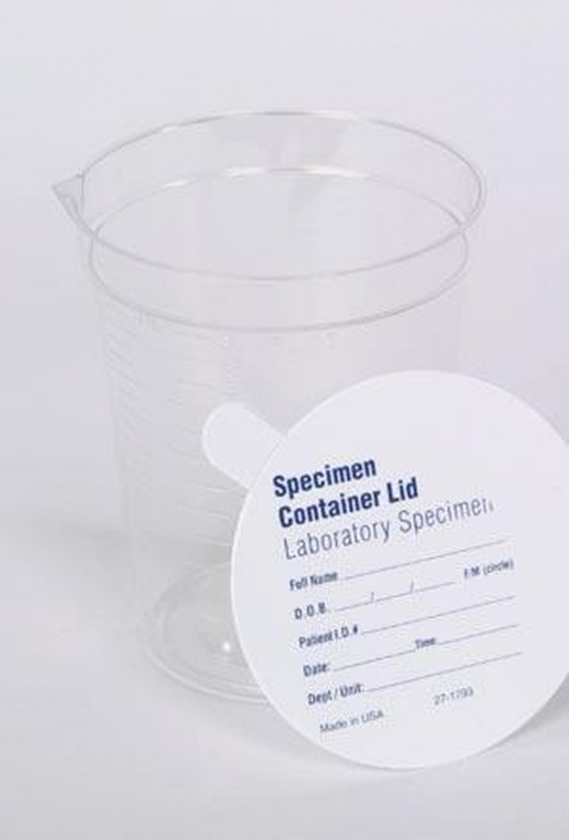 Medegen 4647 Gent-L-Kare Non-Sterile Specimen Containers