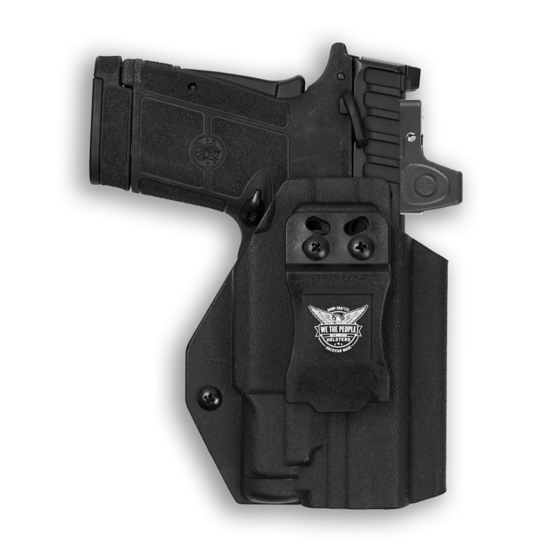 Smith & Wesson Equalizer With Streamlight Tlr-7 Sub Light Red Dot Optic Cut Iwb Holster