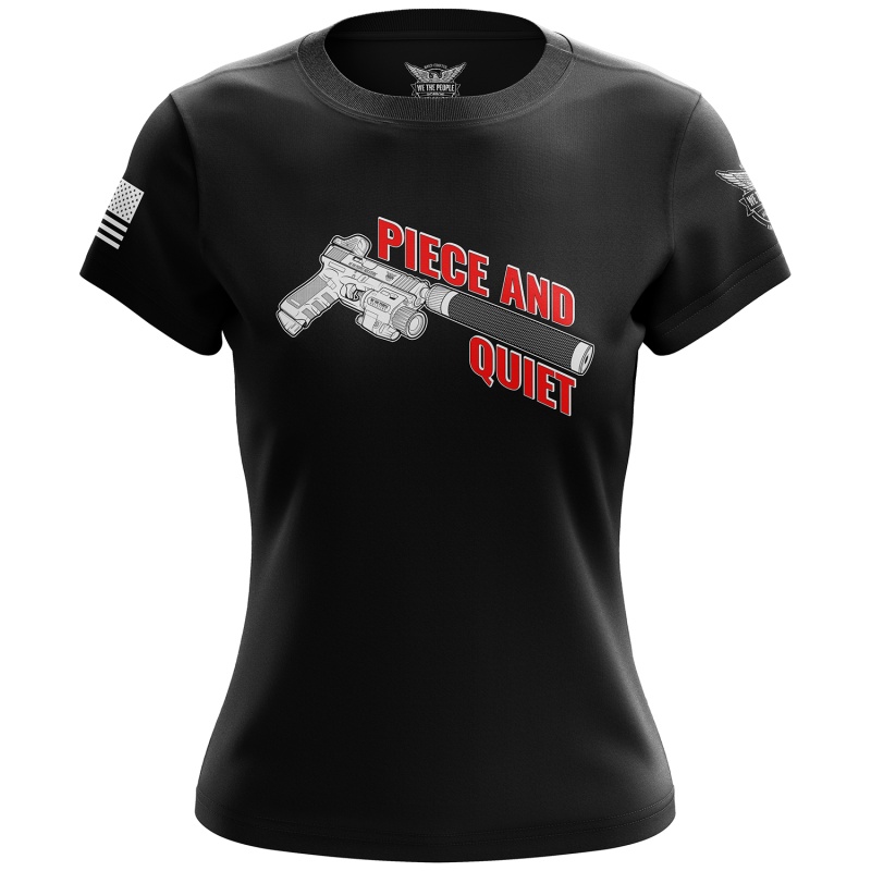 Piece And Quiet Women's Short Sleeve Shirt