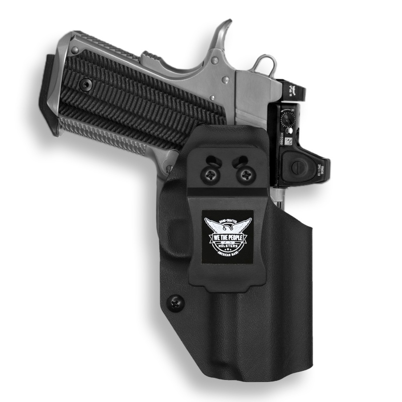 1911 3.25" Defender 45Acp No Rail Only Red Dot Optic Cut Iwb Holster