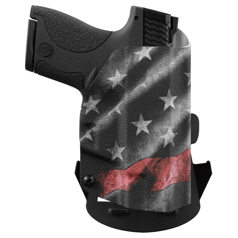 Thin Red Line Kydex Owb Paddle Holster Custom Designed Paddle