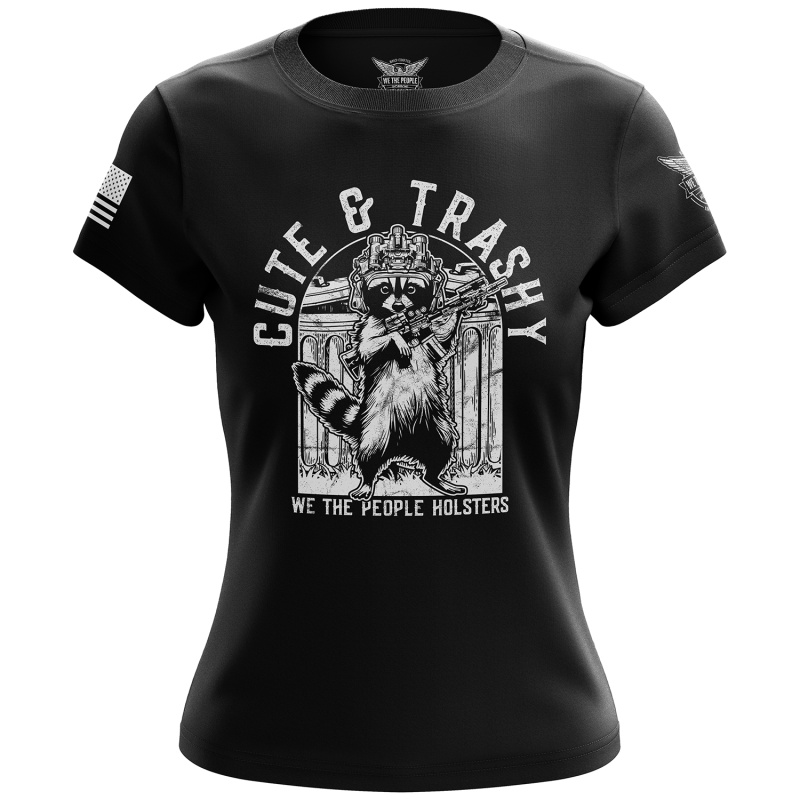 Cute And Trashy Women's Short Sleeve Shirt
