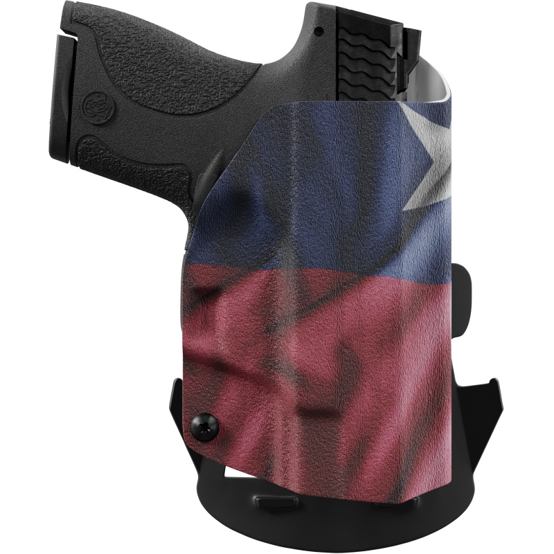 Texas State Flag Kydex Owb Paddle Holster Custom Designed Paddle