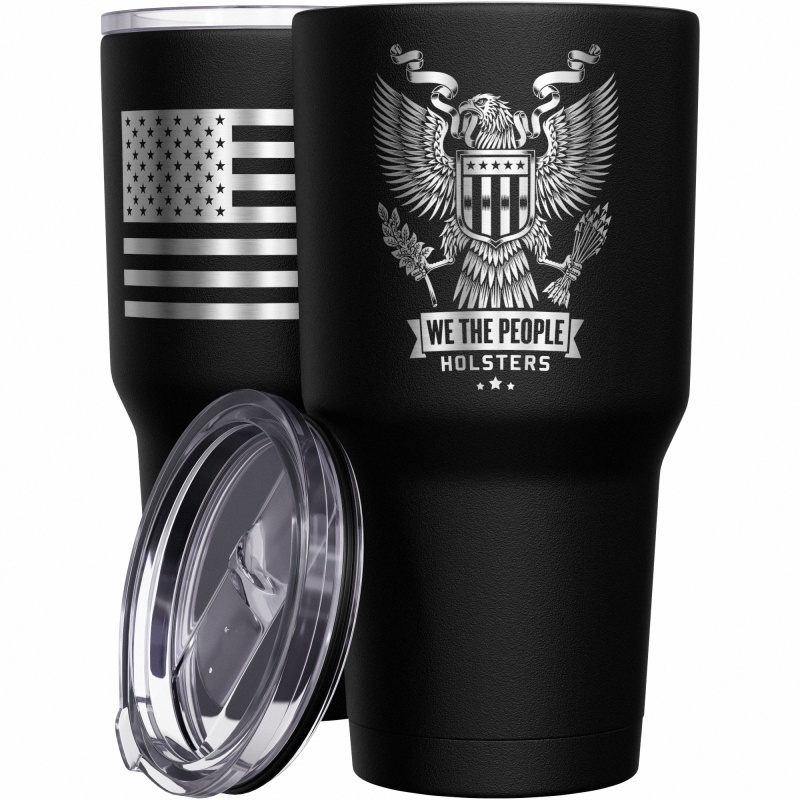Wtp Heraldic Eagle + American Flag Stainless Steel Tumbler