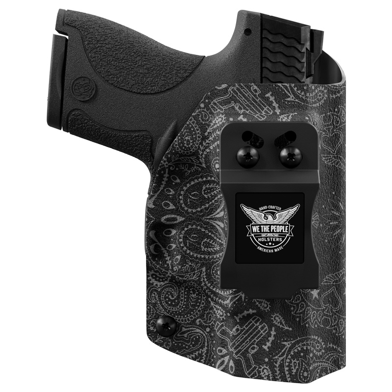 Gray Bandana Custom Printed Holster - Iwb Kydex Holster