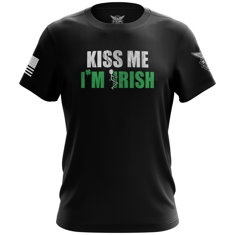 Kiss Me, I'm F'n Irish Short Sleeve Shirt