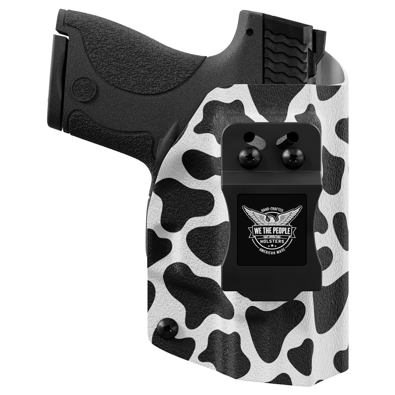 Cow Print White Custom Printed Holster - Iwb Kydex Holster