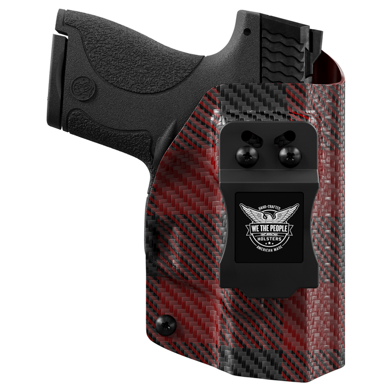 Red Plaid Custom Printed IWB Kydex Holster
