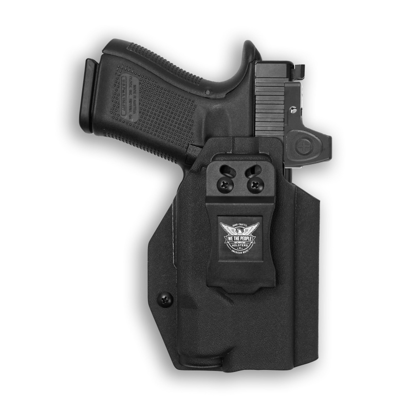 Glock 19 Mos With Inforce Wild1 Light Red Dot Optic Cut Iwb Holster