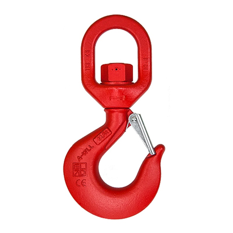 Crosby® 1048880 L-322AN Swivel Hook With Latch, 15 ton Load