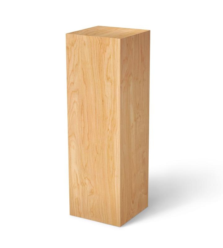 Cherry Pedestal (Real Wood Veneer) 15" X 15" / 42"