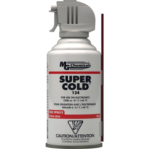 Mg Chemicals 403A-285G Super Cold 134 Freeze Spray Can, Aerosol, 285G, 10 Oz Ea