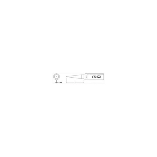 Hexacon Ct310x Hexacon Tip Conical Chisel Sharp 1/64" X 7/8"
