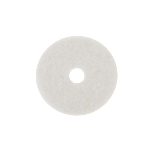 3M 7000045913 White Super Polish Pad 4100 - 21 In, 5/Case