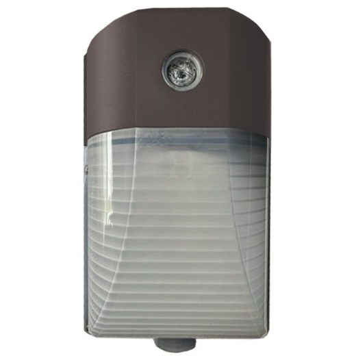 Morris Products Led Color & Wattage Selectable Designer Mini Wallpack 13W/18W/26W 3K/4K/5K Bronze