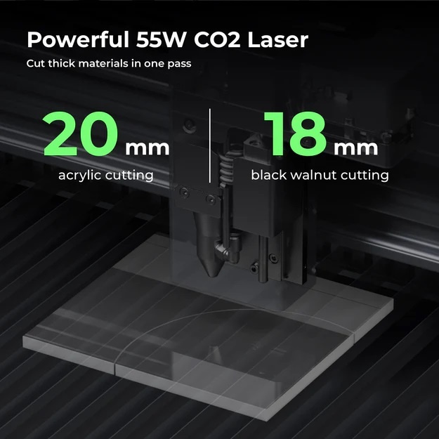 Xtool P2 Versatile And Smart Desktop 55W Co2 Laser Cutter