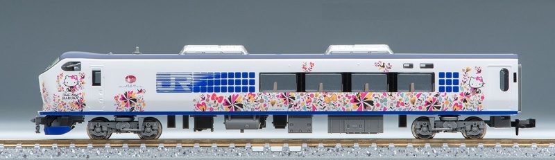 Tomytec Hello Kitty 281 Limited Express Haruka Kanzashi 6-Car Set (Train Only), N Scale