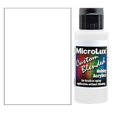 Microlux Acrylic Airbrush Paints, 2 Oz Bottles, 10 Colors