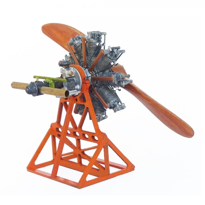 Model Airways Clerget 9B Wwi Rotary Aircraft Engine Wood/Metal Kit, 1:16 Scale