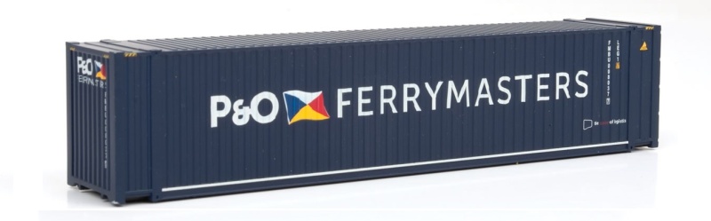 Walthers Scenemaster 45' Cimc Container Assembled - P&O Ferrymaster, Ho Scene