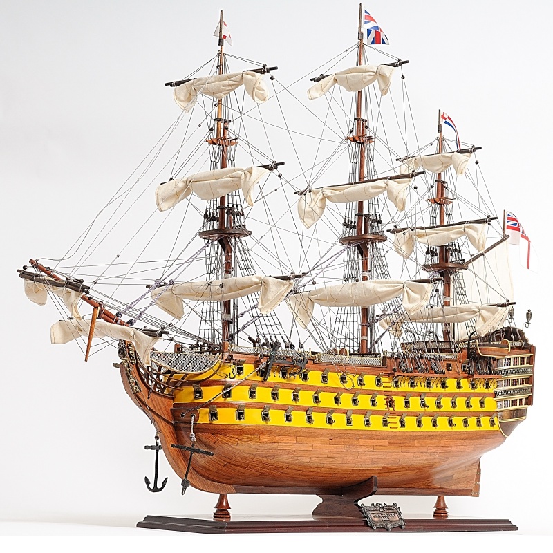 Hms Victory Painted, Fully-Assembled