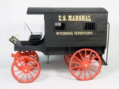 Model Trailways "Jail Wagon" Wood & Metal Kit, 1/12 Scale