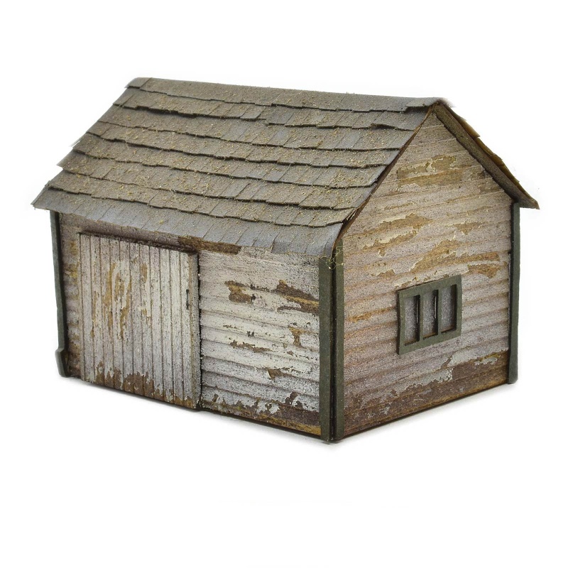 Rural Workshop Tool Shed Kit, Ho Scale by SMI