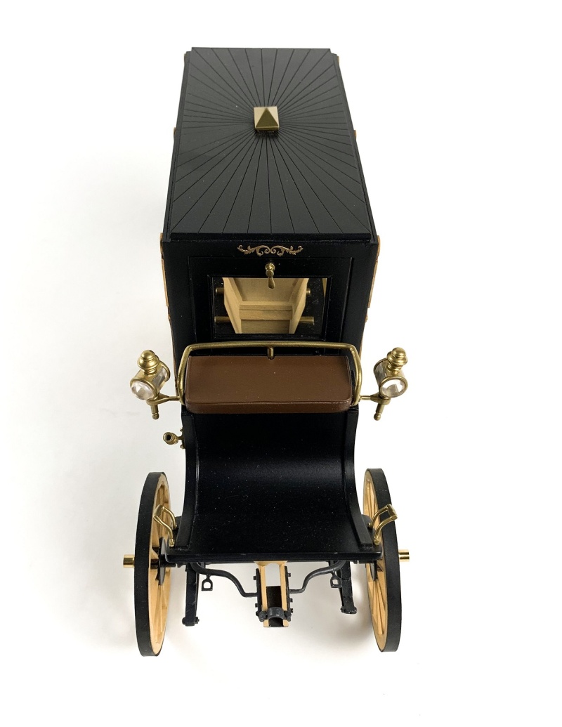 Model Trailways 1895 Horse Drawn Hearse Wagon Wood & Metal Kit, 1/12 Scale