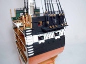 Model Shipways Uss Constitution Cross Section 1797, 1/76 Scale