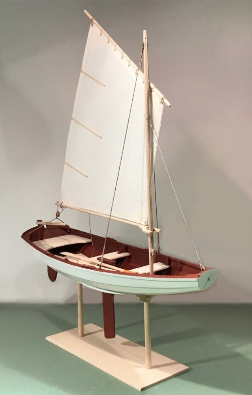 Model Shipways Norwegian Sailing Pram Wooden Model Kit, 1/12 Scale