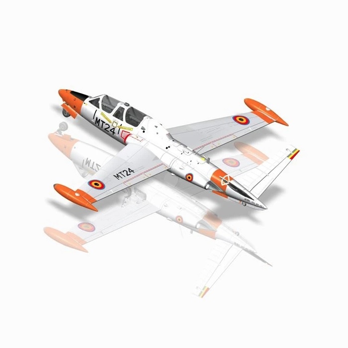 Amk Fouga Cm.170 Magister 2-Seater French Jet Trainer Plastic Model Kit, 1/48 Scale