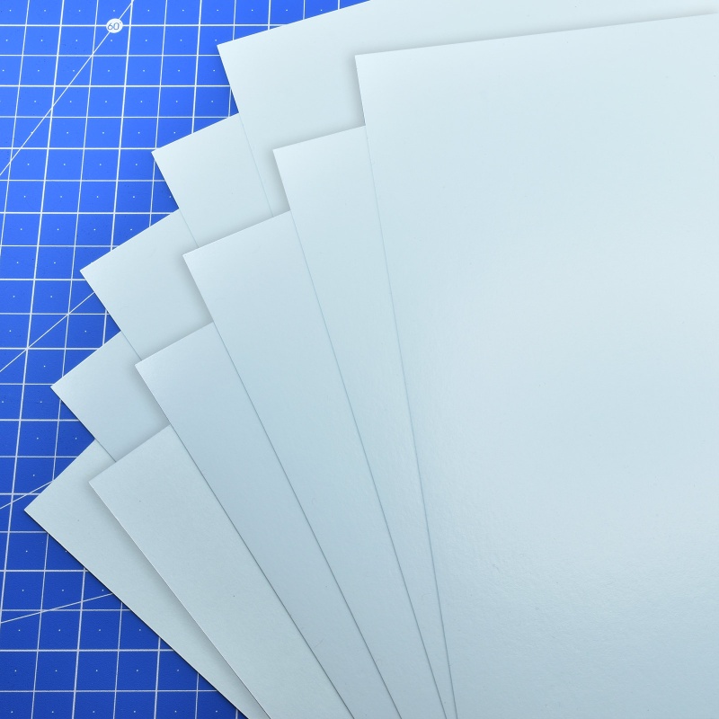 Clear On Blue Decal Paper For Laser Printers, 10 Pack