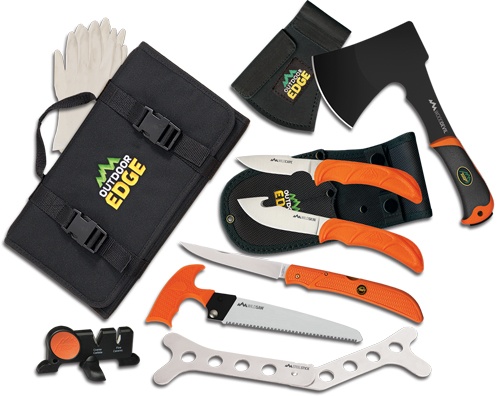 Outdoor Edge The Outfitter Set W/ Buckled Roll Sheath
