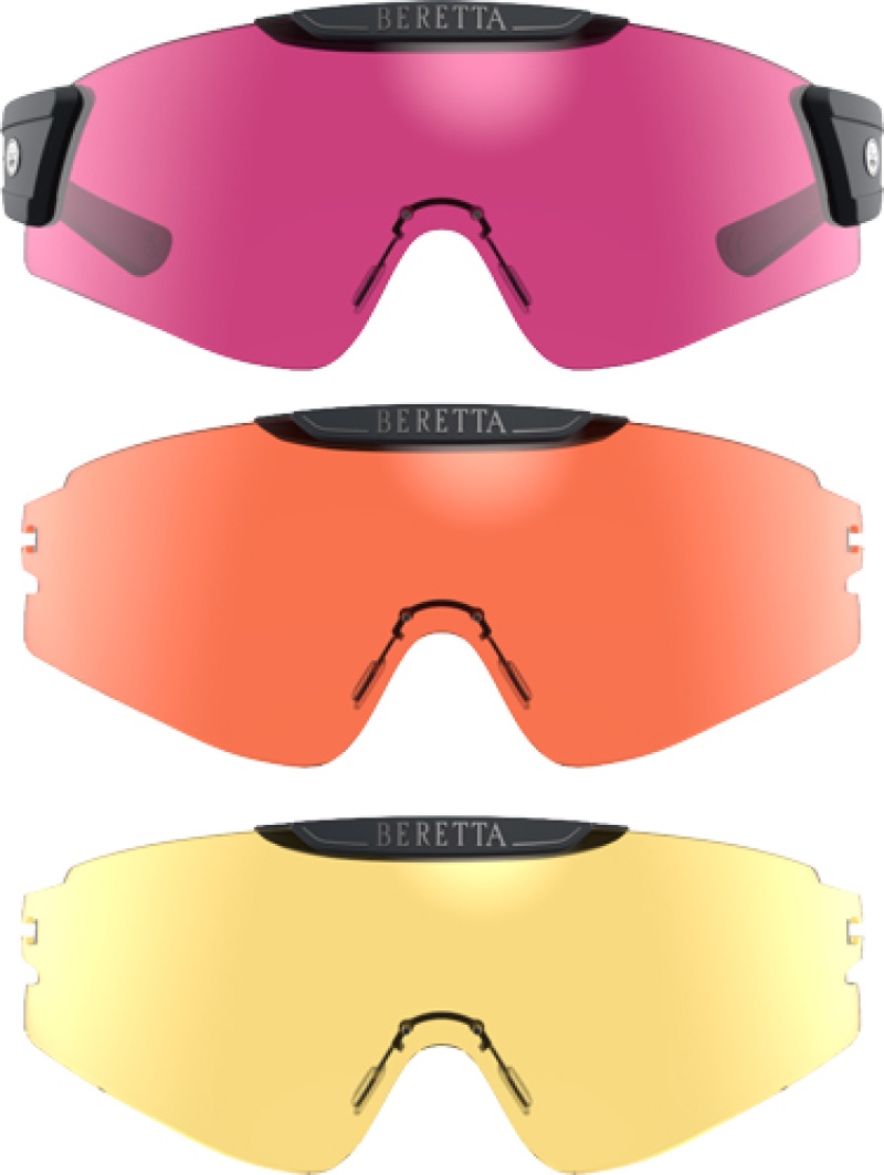 Beretta Intermask Eyeglasses Interchange Yllw\/Magenta\/Orng